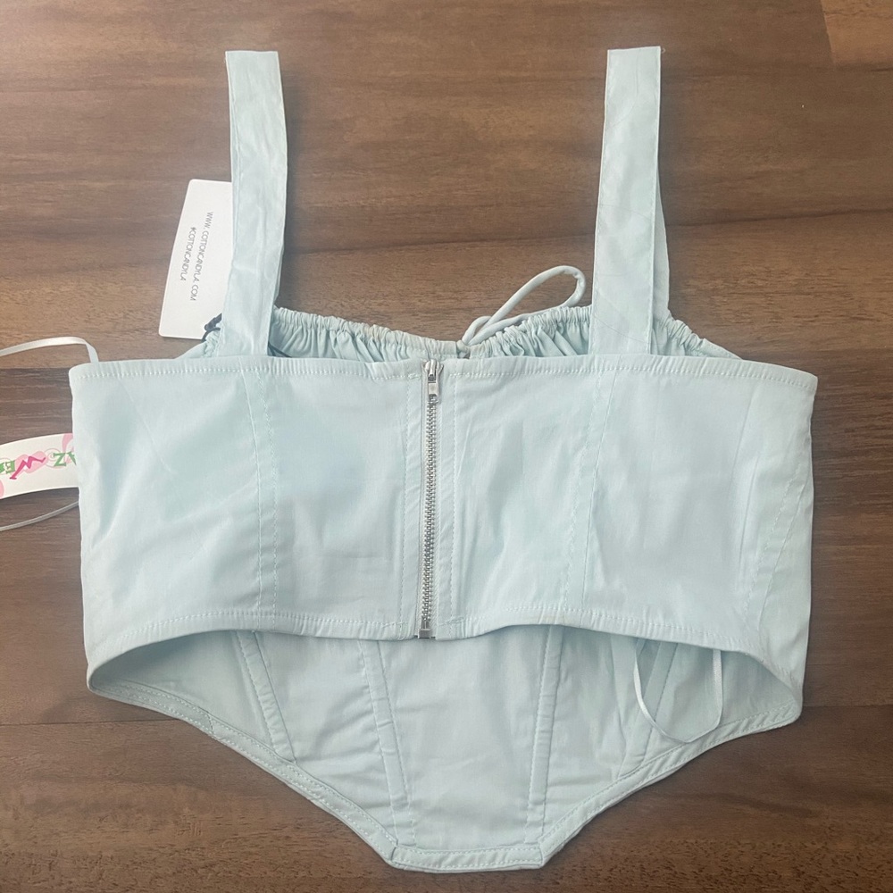 Light blue corset top - Picture 2 of 3